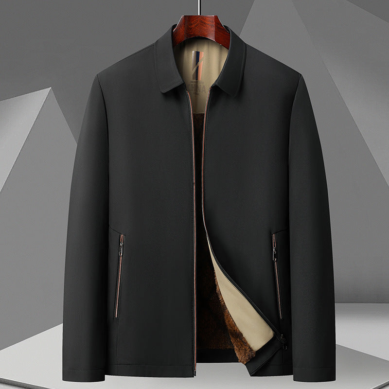 Fall Winter Men Fleece Padded Jacket - ARCHSHOPE