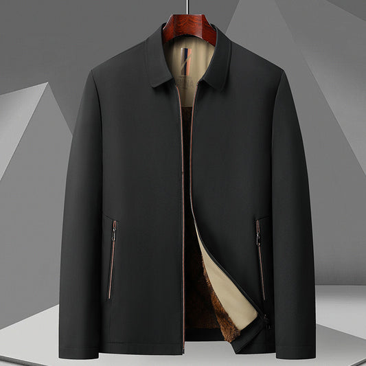 Fall Winter Men Fleece Padded Jacket - ARCHSHOPE