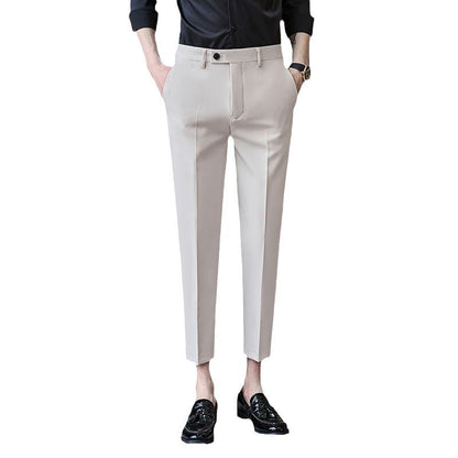 Summer Trendy Casual Suit Pants Male
