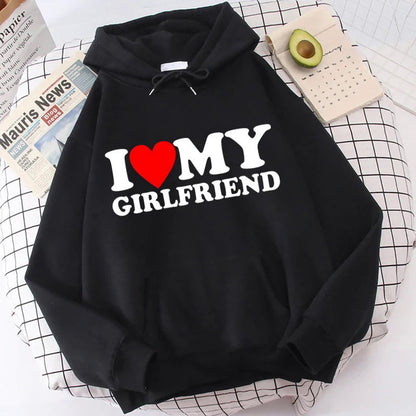 I Love My Boyfriend Girlfriend Hoodie - ARCHSHOPE