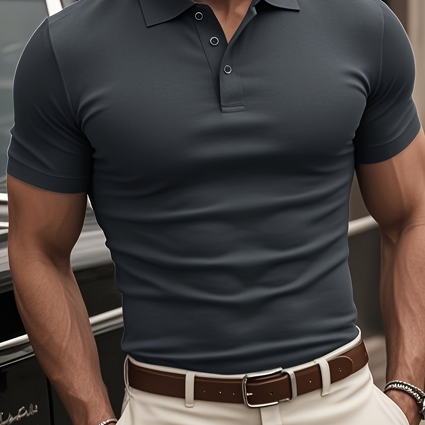 European And American Men's Fashion Short Sleeve Button Shirt - ARCHSHOPE
