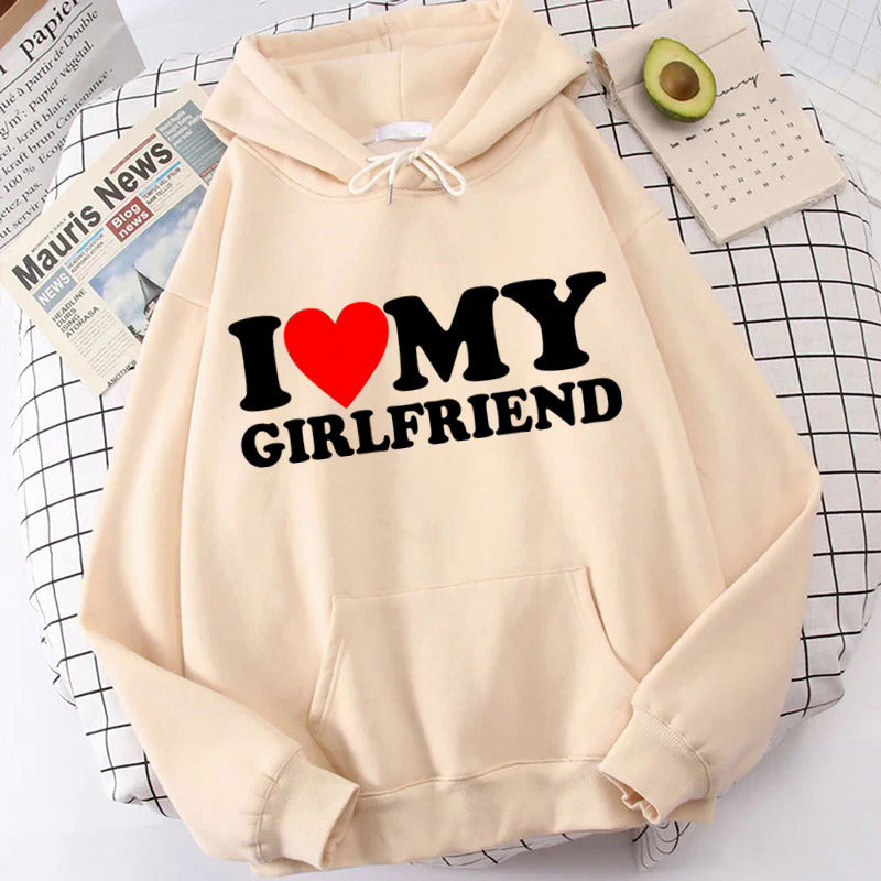 I Love My Boyfriend Girlfriend Hoodie - ARCHSHOPE
