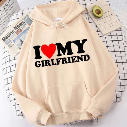 I Love My Boyfriend Girlfriend Hoodie - ARCHSHOPE