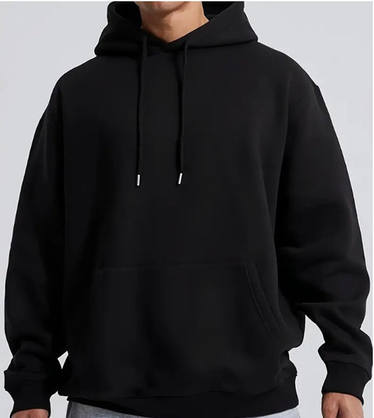 Men's Solid Color Hooded Jumper - ARCHSHOPE