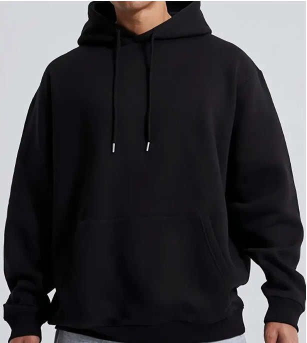 Men's Solid Color Hooded Jumper - ARCHSHOPE