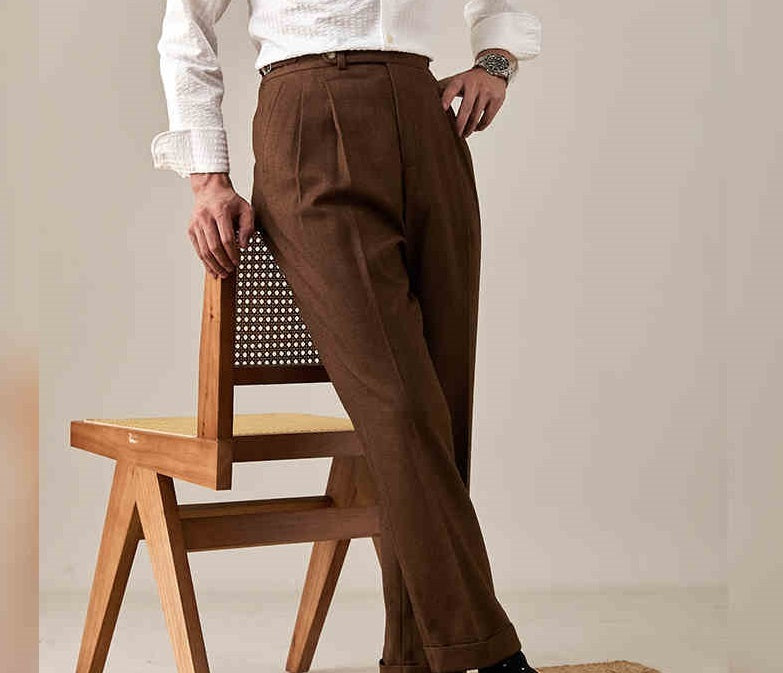 Business Casual Advanced Draped Suit Pants
