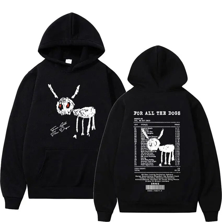 Rapper Drake For All The Dogs Letter Hoodie - ARCHSHOPE