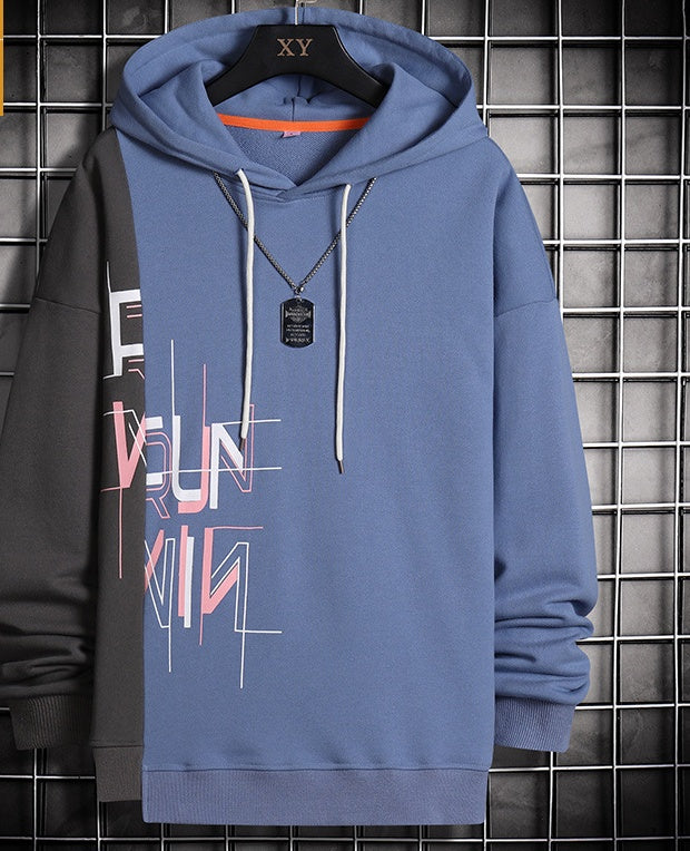 Hip Hop Alphabet Korean Hoodie Man - ARCHSHOPE