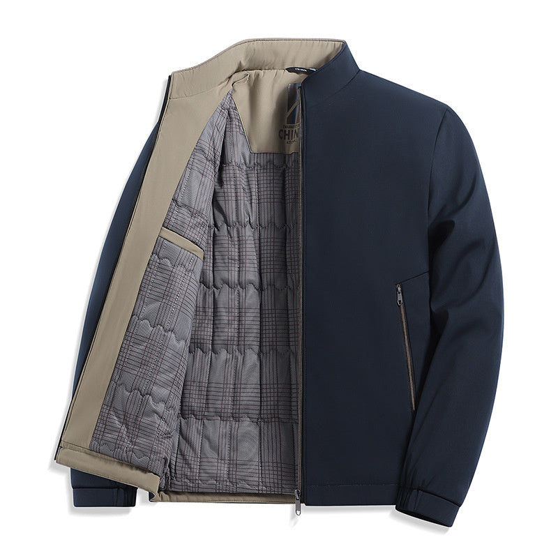 Middle-aged Men Fleece Padded Jacket - ARCHSHOPE