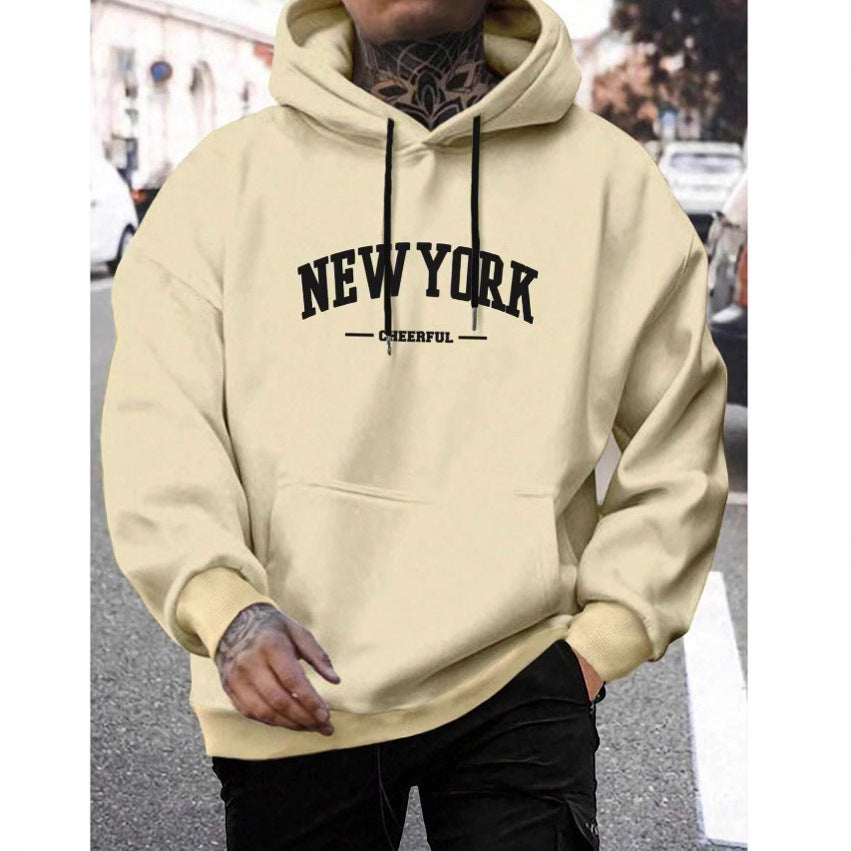 Men's Casual American-style Retro Loose Hooded Sweater - ARCHSHOPE