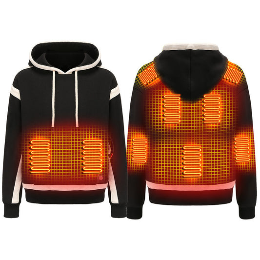 Outdoor New Technology Heated Jacket Heating Brushed Hoody Outerwear - ARCHSHOPE