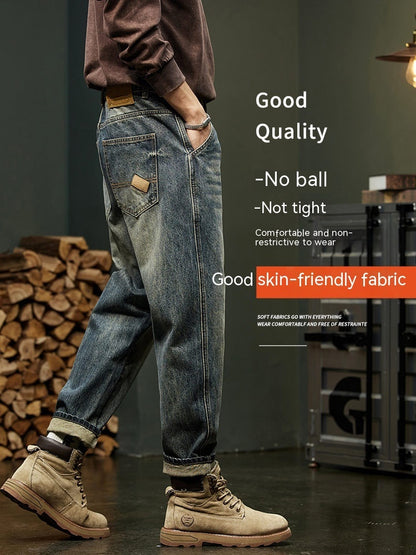 Men's Loose Straight Cargo Pants
