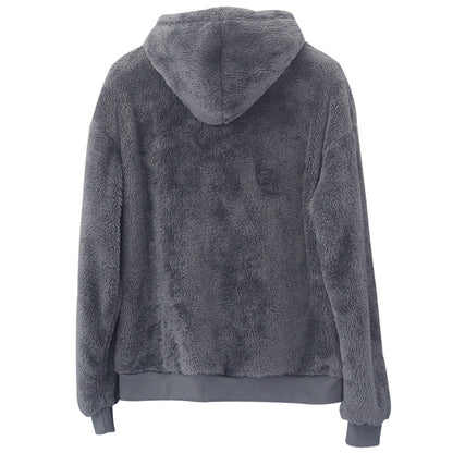 Double-sided Velvet Hooded Sweater Men's Plush Sweatshirt With Pockets - ARCHSHOPE