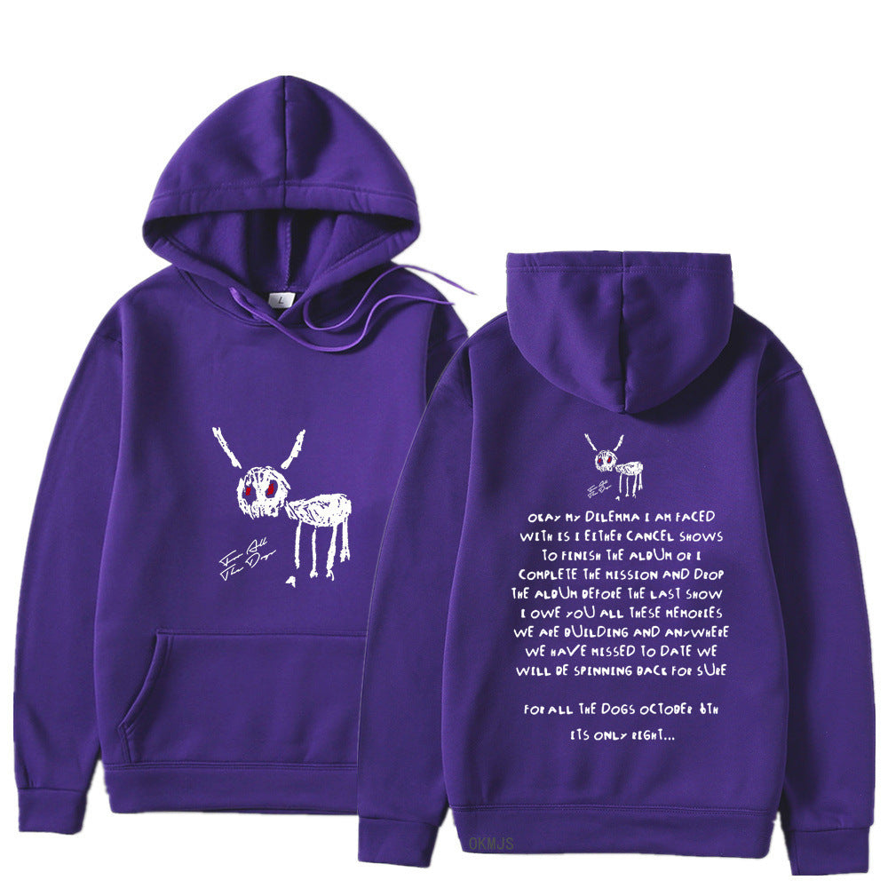 Rapper Drake For All The Dogs Letter Hoodie - ARCHSHOPE