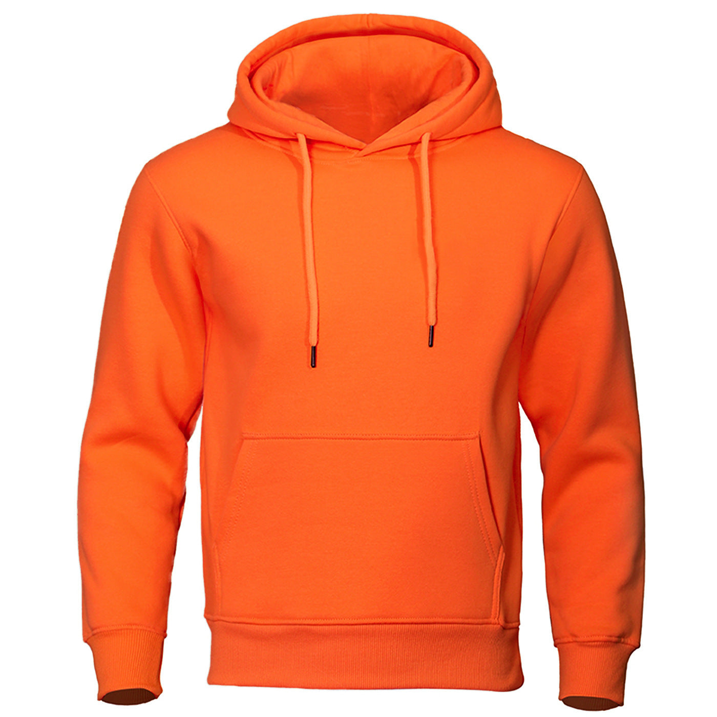 Solid Color Pullover Sweatshirt Spring Fashion Fleece Unisex Hoodie - ARCHSHOPE