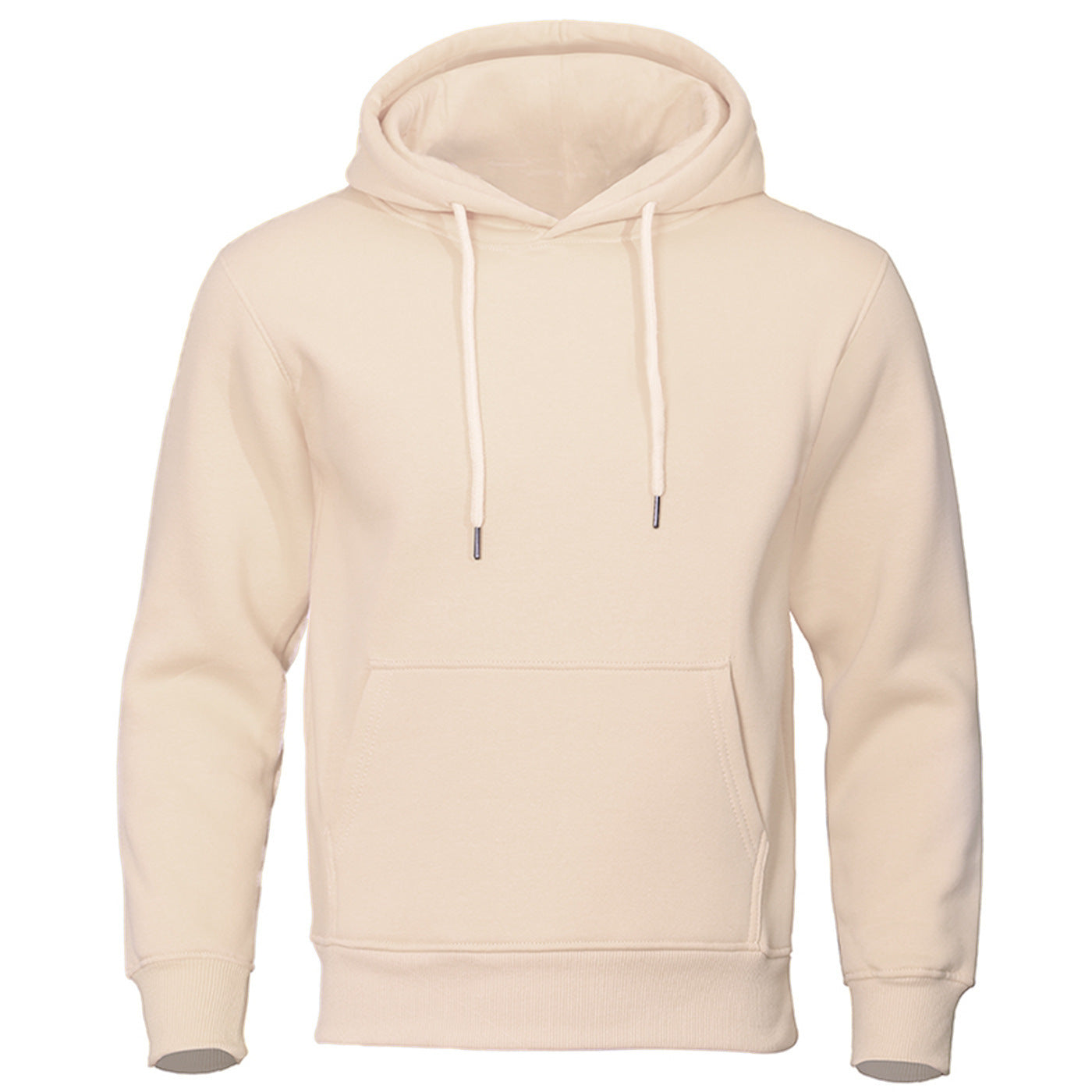 Solid Color Pullover Sweatshirt Spring Fashion Fleece Unisex Hoodie - ARCHSHOPE