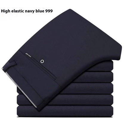 Slim Fit Stretch Pencil Pants Korean Style Suit Pants