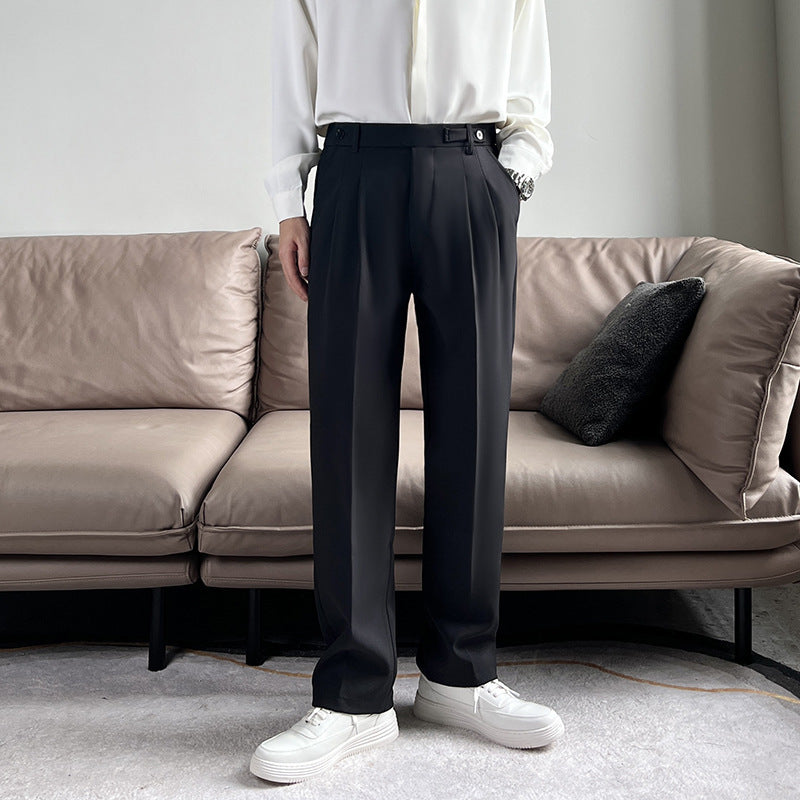 Draping Suit Pants Men's Straight Spring And Autumn
