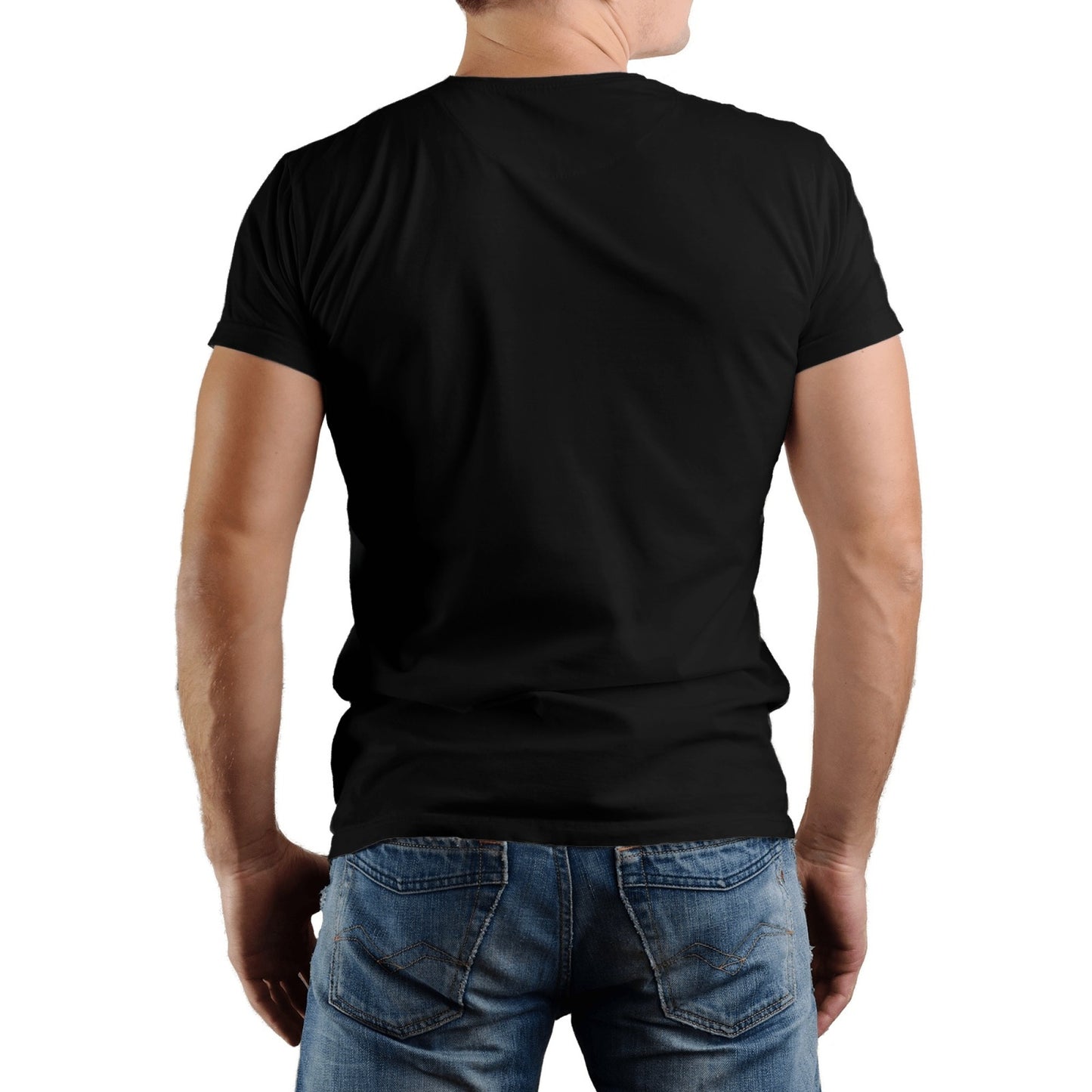 City Printed Men's Pure Cotton T-shirt - Casual Round Neck, Slightly Elastic, Suitable For Summer Knitted Fabric, Classic Fit Adult Shirt, Couple Shirt - ARCHSHOPE