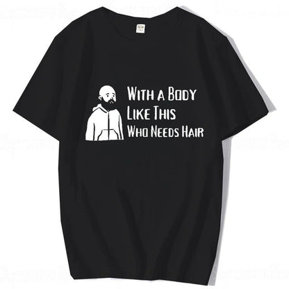 Plus Size Men's Cotton Short-sleeved Summer English Letter Printed T-shirt Top Men - ARCHSHOPE