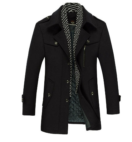 Padded cotton coat and wool coat
