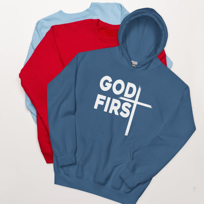 Christian God First Unisex Hoodie - ARCHSHOPE