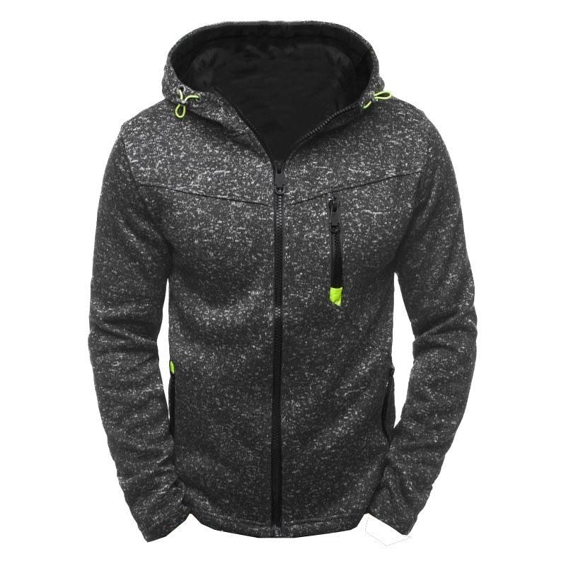 Men's Hoodie Grey Casual Branded Sweater Sweatshirts - ARCHSHOPE