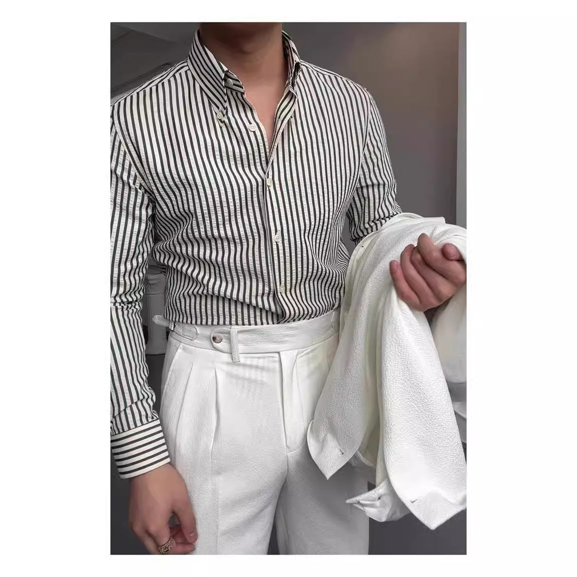 Chemise de la série Spring Seersucker pour homme