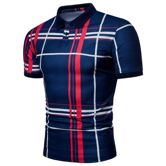 Mens Polo Shirt Summer Fashion Classic Casual Top - ARCHSHOPE
