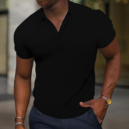 Sports Fitness T-shirt Summer Slim Fit Multi-color Short Sleeve Men's Casual - ARCHSHOPE