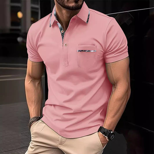 European And American Lapel T-shirt Polo Shirt - ARCHSHOPE
