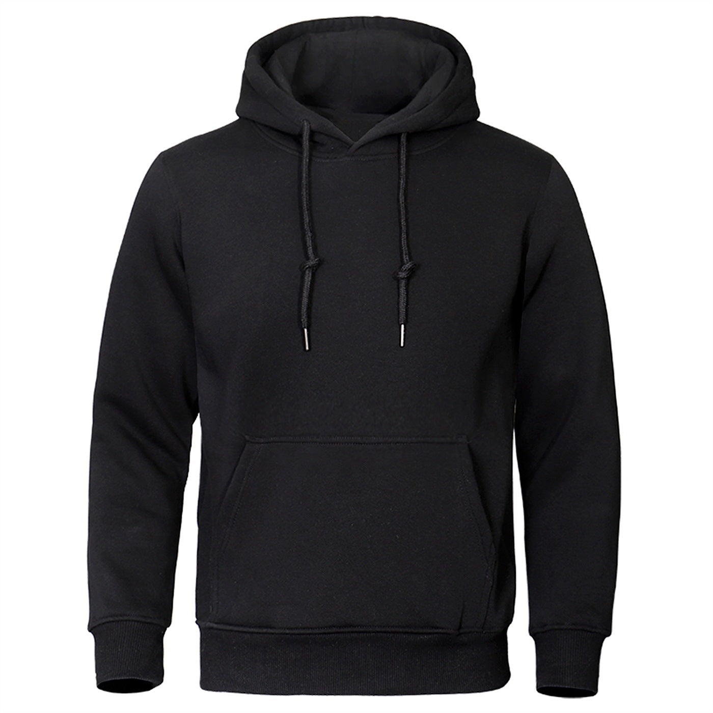Solid Color Pullover Sweatshirt Spring Fashion Fleece Unisex Hoodie - ARCHSHOPE