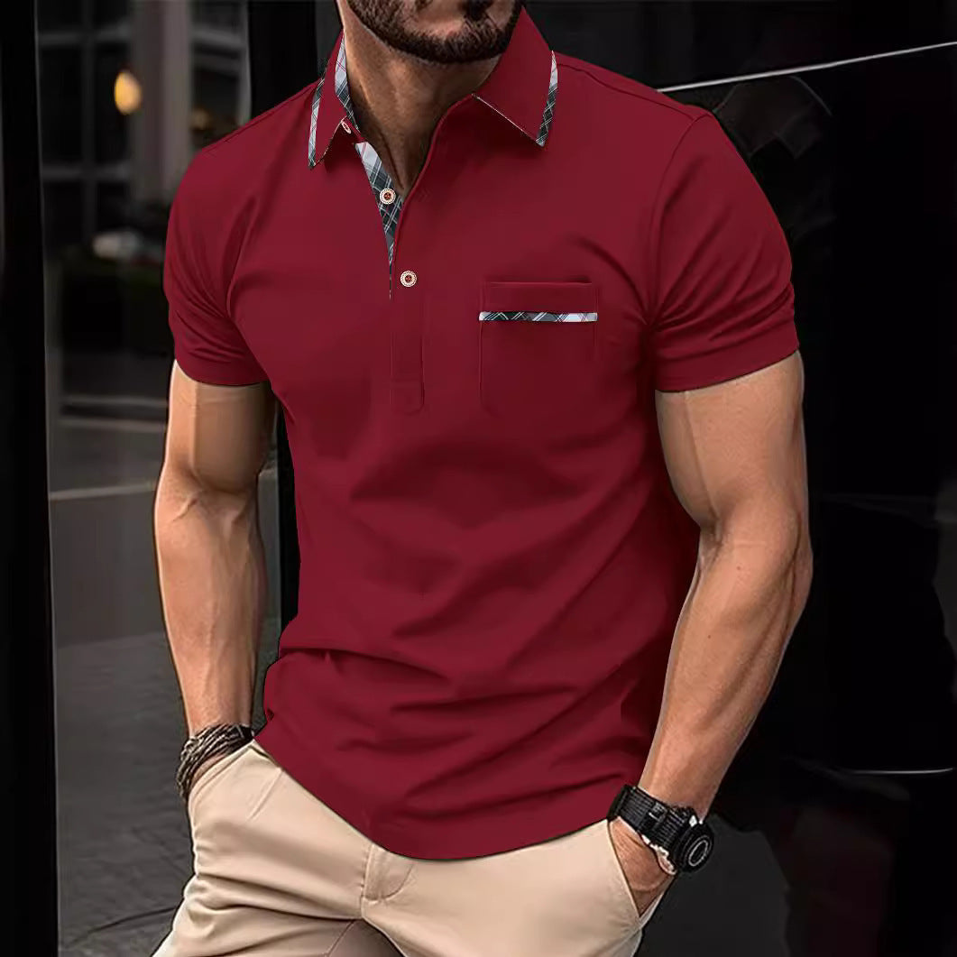 European And American Lapel T-shirt Polo Shirt - ARCHSHOPE