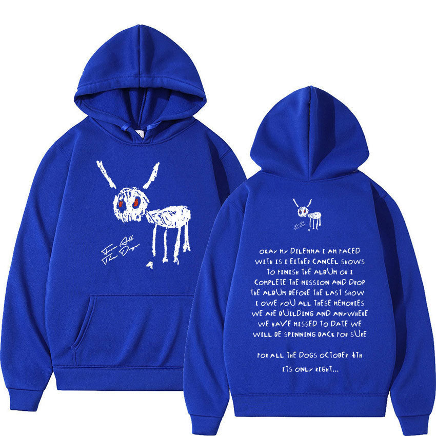 Rapper Drake For All The Dogs Letter Hoodie - ARCHSHOPE